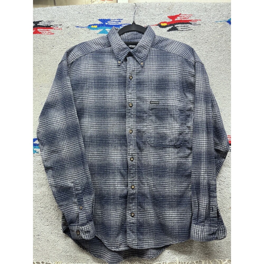 Vintage 90s Structure Flannel Shirt S M